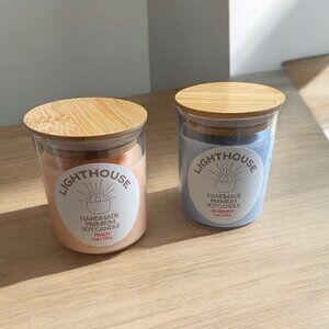 Set of two Natural Soy Wax Candle's - Scented - Aromatherapy - Yoga - Gift